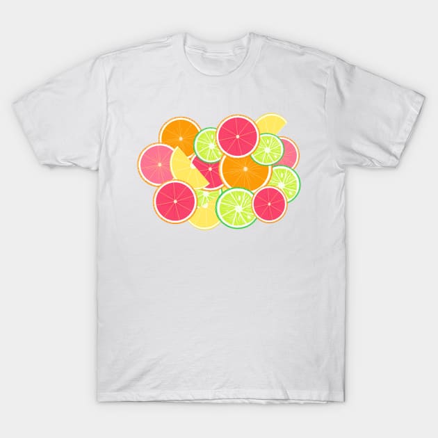 Tossed citrus slices T-Shirt by SweetCoolVibes
